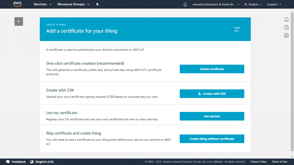 AWS IoT Device Gateway | AWS IoT Gateway | AWS IoT Platform | VOLANSYS